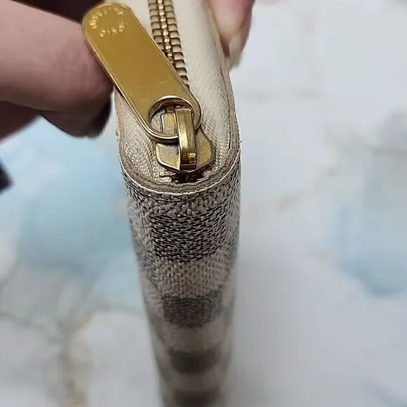 Authentic Louis Vuitton Damier Azur Zippy Zip Around Wallet - Picture 5 of 9